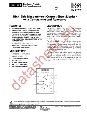 INA202AIDGKR datasheet  